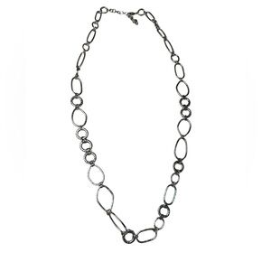 Brighton Silver Tone Pebble Link Necklace